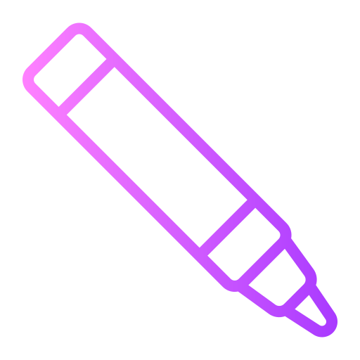 Marker Generic gradient outline icon