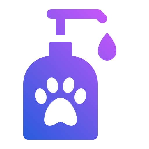shampooing pour animaux Generic gradient fill Icône