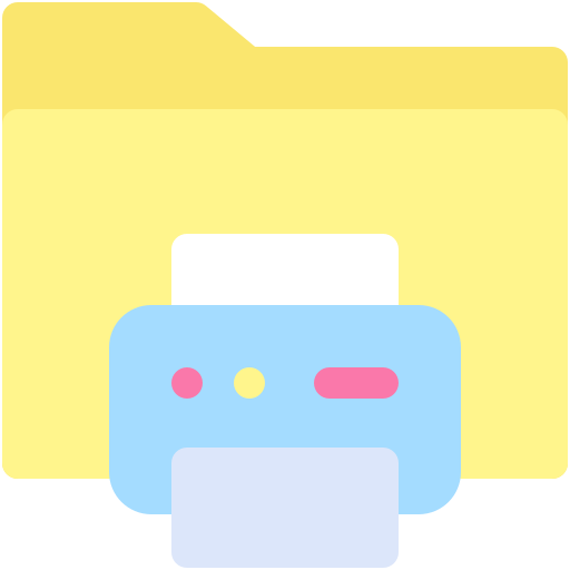 drucker Generic color fill icon