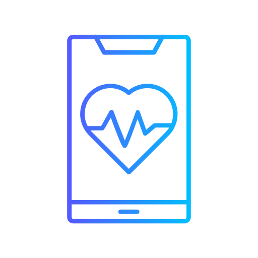 Daily health app Generic gradient outline icon