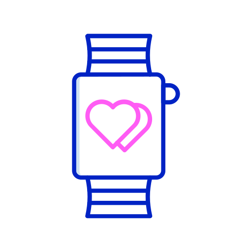 smartwatch Generic color outline icoon