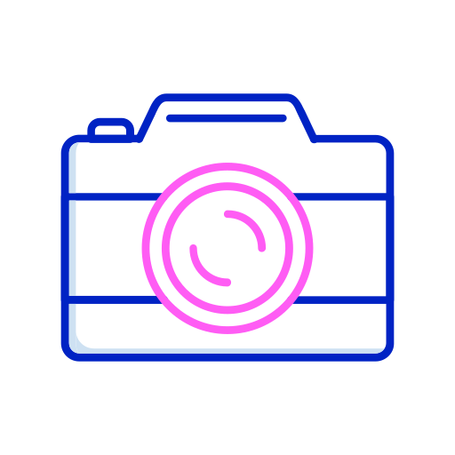 cámara Generic color outline icono