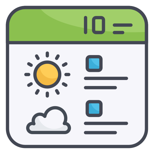 wetter app Generic color lineal-color icon