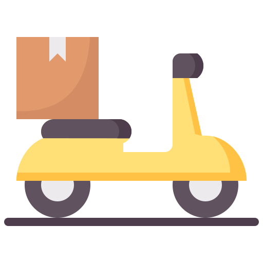 Delivery moto Generic color fill icon