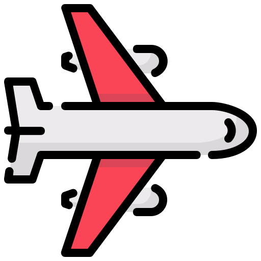 Air plane Generic color lineal-color icon