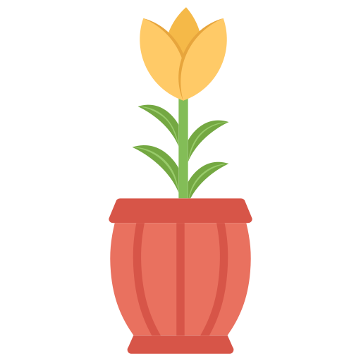 vaso de planta Generic color fill Ícone