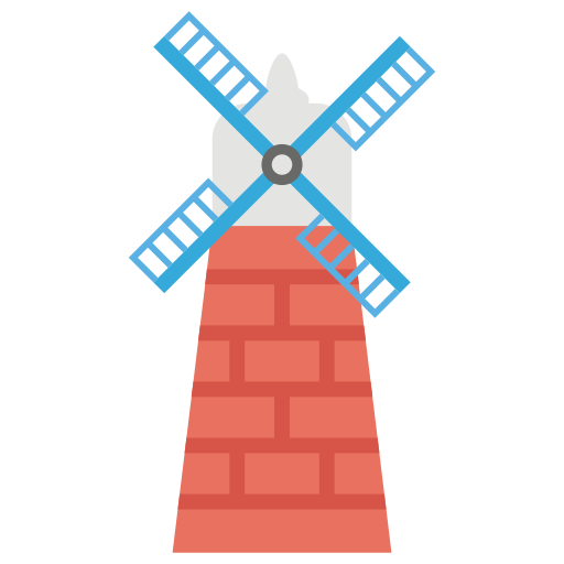windmühle Generic color fill icon