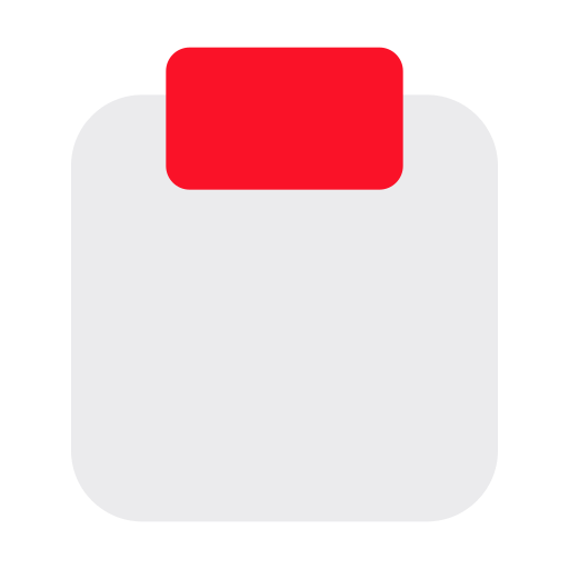 Clipboard Generic color fill icon