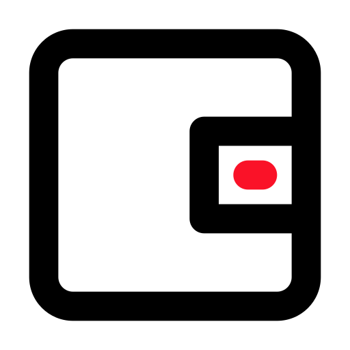 cartera Generic color outline icono