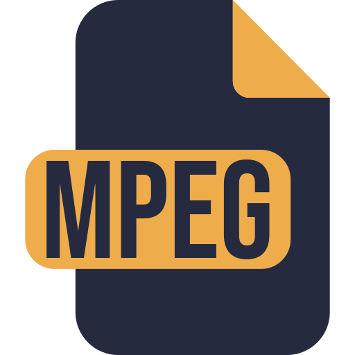 mpeg Generic color fill icono
