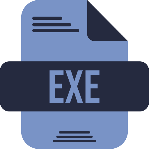 exe 파일 Generic color fill icon