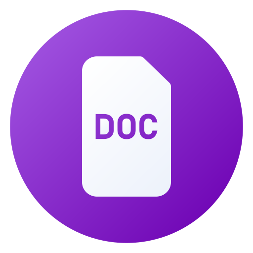 Doc Generic gradient fill icon