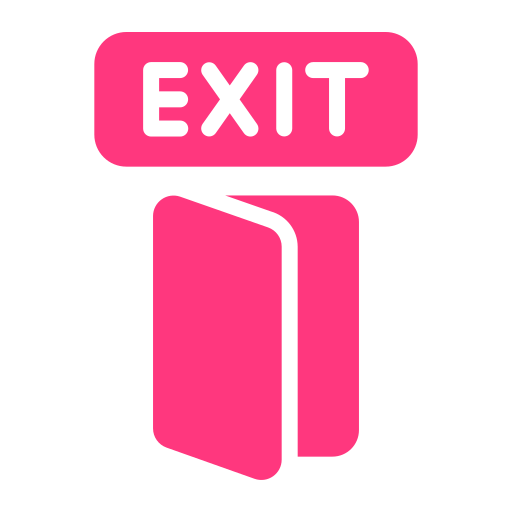 Exit door Generic color fill icon