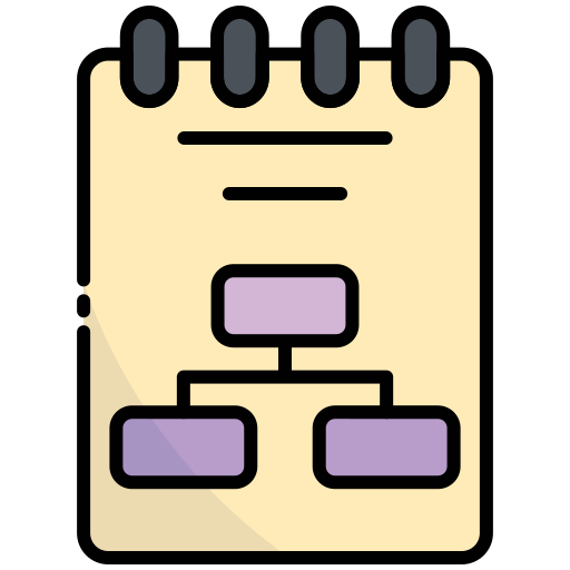 notatnik Generic color lineal-color ikona