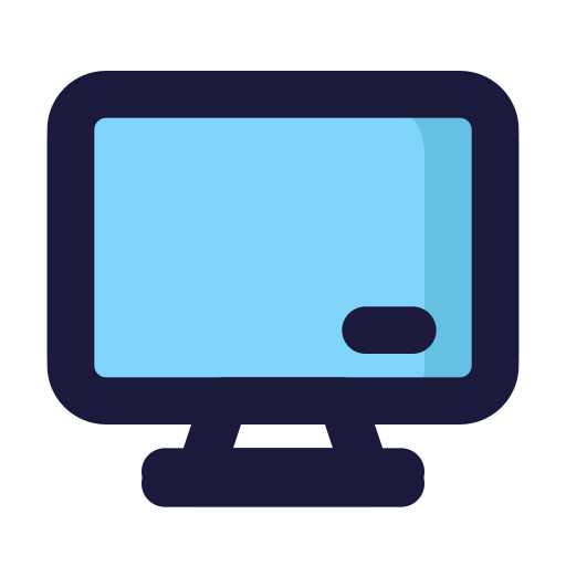 monitor Generic color lineal-color icon