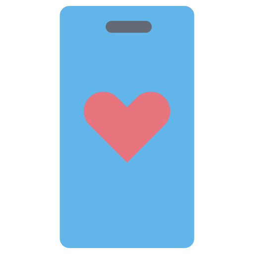 Dating app Generic color fill icon
