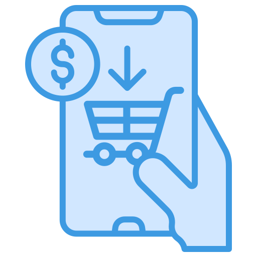 Shopping online Generic color lineal-color icon