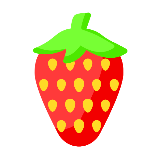딸기 Generic color fill icon