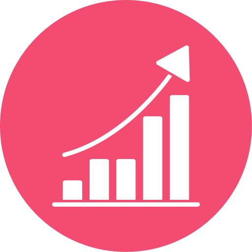 Growth graph Generic color fill icon