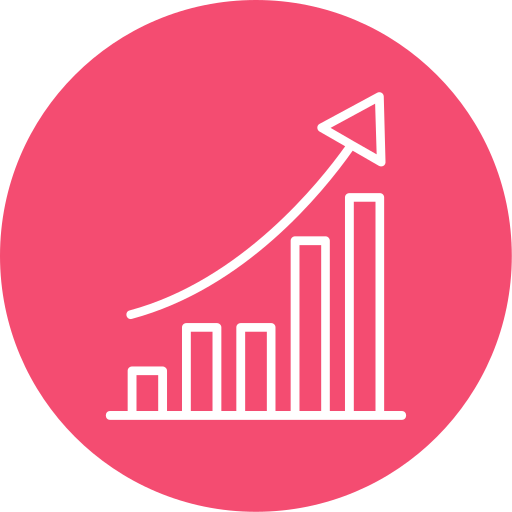 Growth graph Generic color fill icon