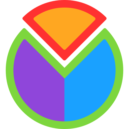 비율 Generic color fill icon