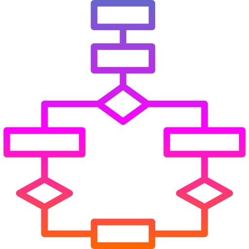 proces Generic gradient outline icoon