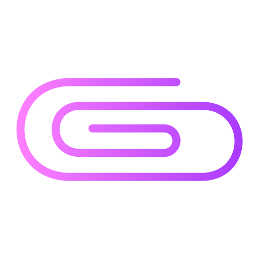 spinacz Generic gradient outline ikona