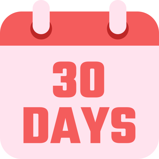 30 days Generic color fill icon
