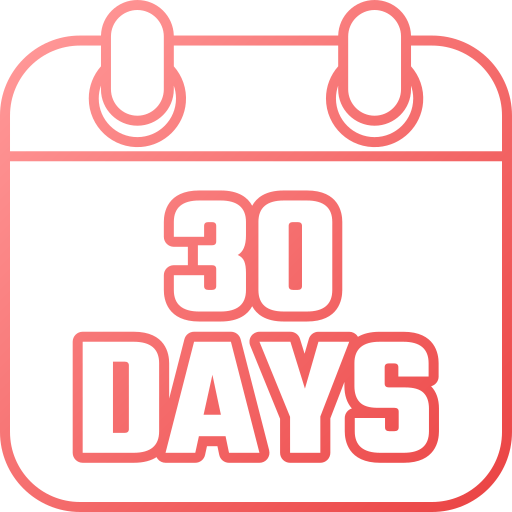 30 dagen Generic gradient outline icoon