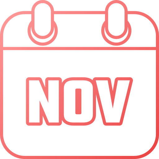 november Generic gradient outline icono