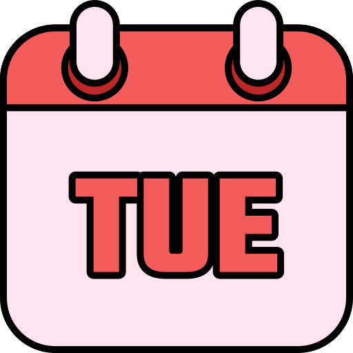 Tuesday Generic color lineal-color icon