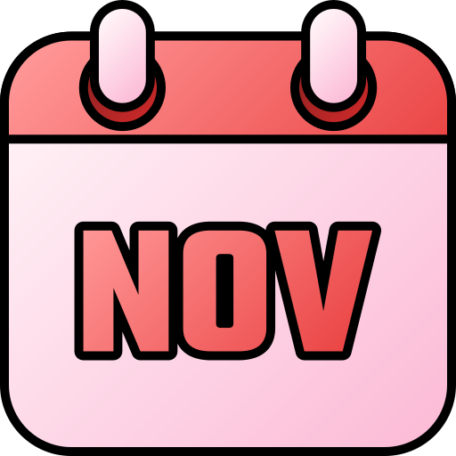 november Generic gradient lineal-color icon
