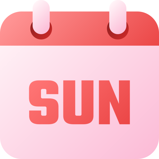 Sunday Generic gradient fill icon