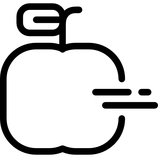 manzana Justicon Lineal icono