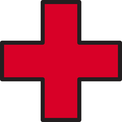 krankenhaus srip Lineal Color icon