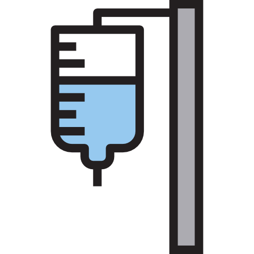 Intravenous srip Lineal Color icon