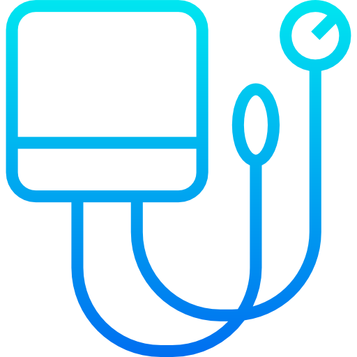 Sphygmomanometer srip Gradient icon