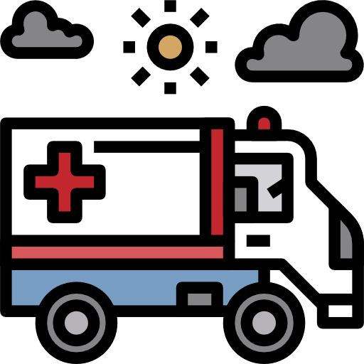 ambulanza Surang Lineal Color icona
