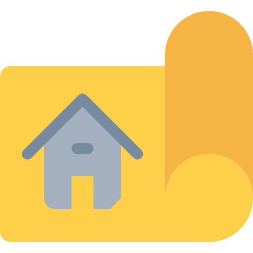 plano de la casa Justicon Flat icono