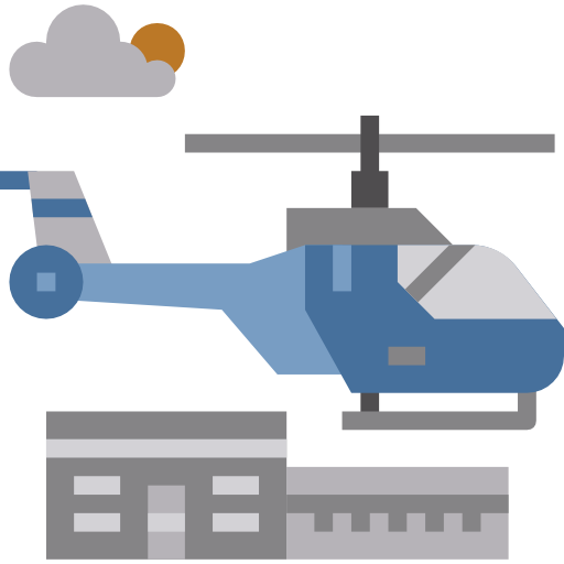 Helicopter Surang Flat icon