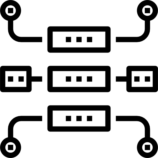 struktura hierarchiczna srip Lineal ikona