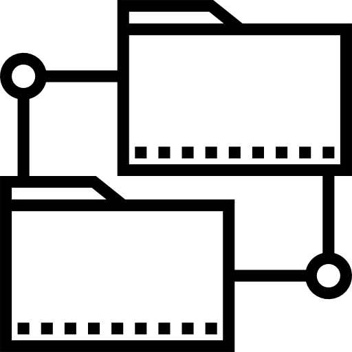 datenaustausch srip Lineal icon