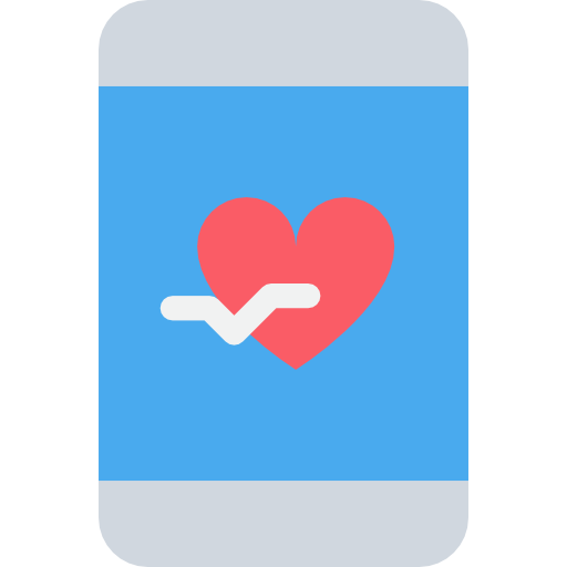Heart rate Justicon Flat icon