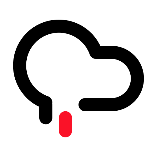regen Generic color outline icoon