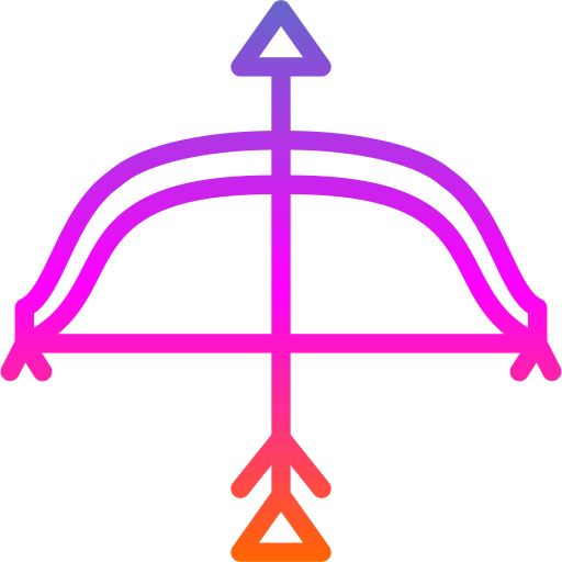 활과 화살 Generic gradient outline icon