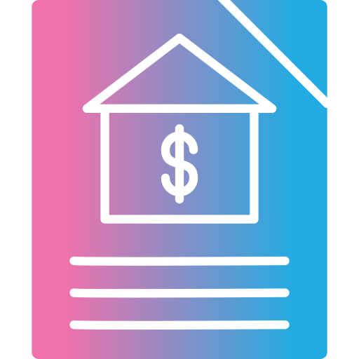 Mortgage loan Generic gradient fill icon