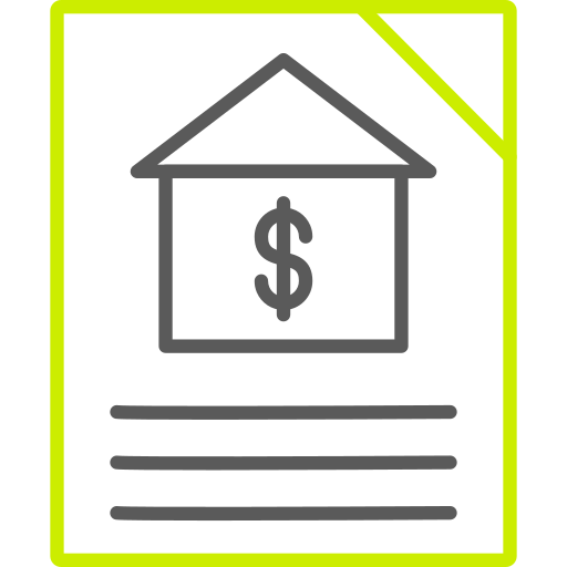 empréstimo de hipoteca Generic color outline Ícone