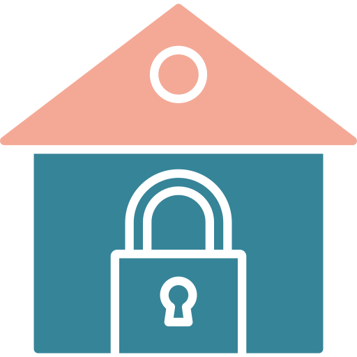 House lock Generic color fill icon