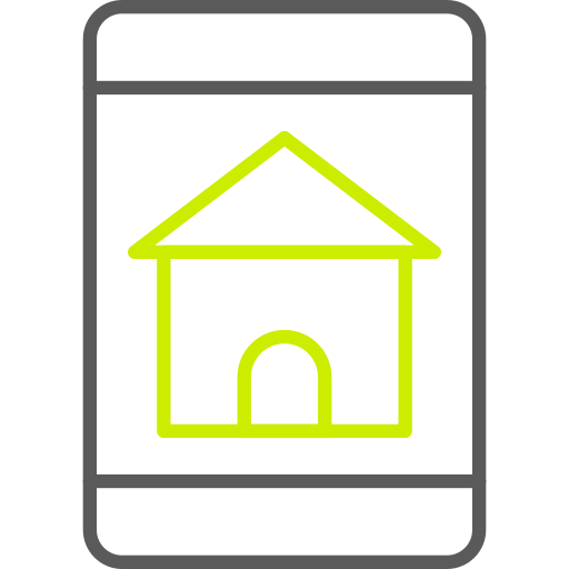 Search house Generic color outline icon
