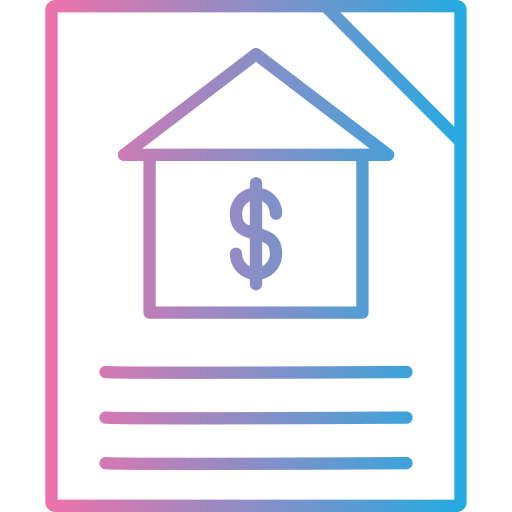 Mortgage loan Generic gradient outline icon